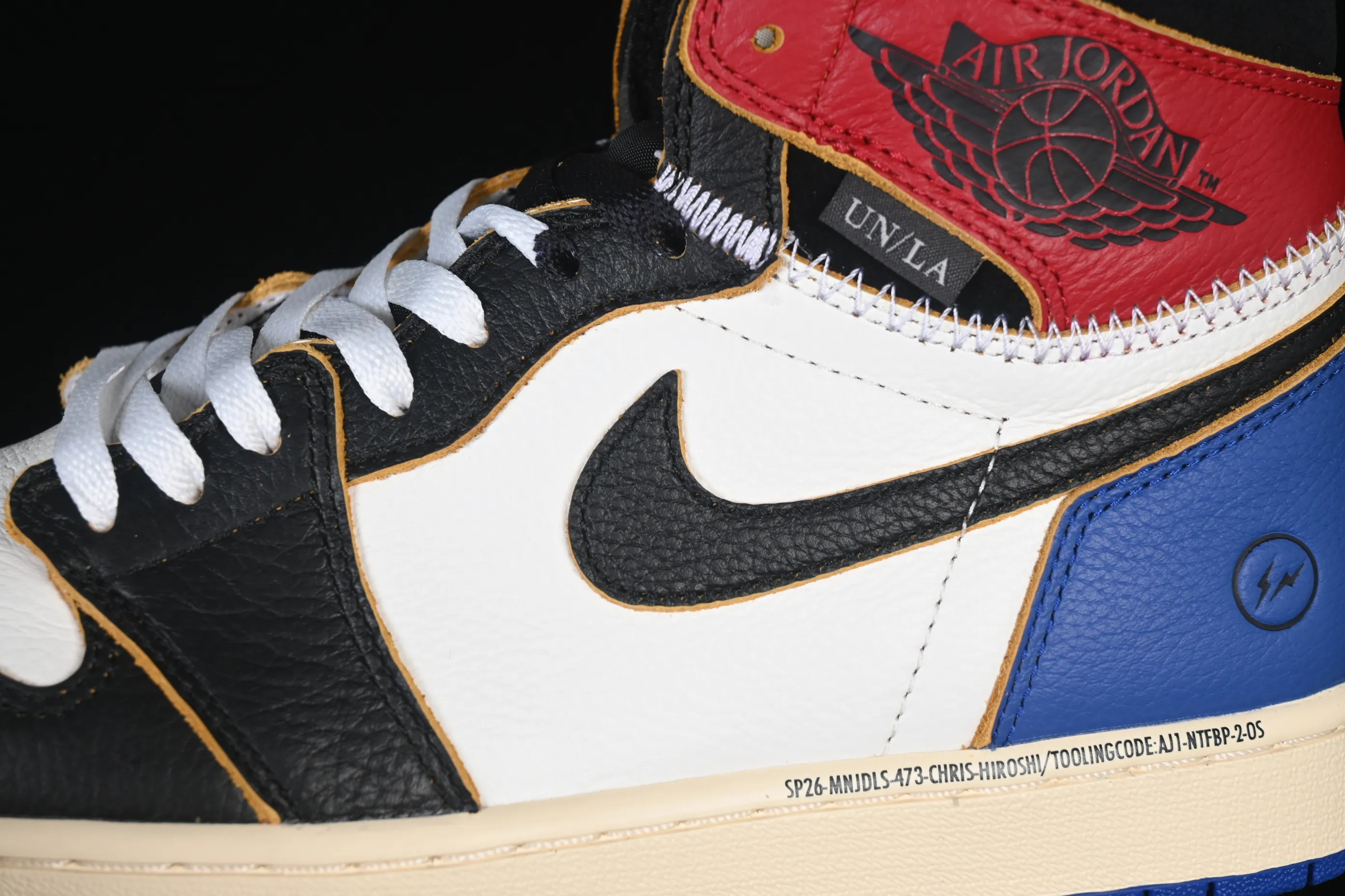All categories Air Jordan Jordan series basketball shoes Air Jordan 1 High W version Frgmt x Union x AJ1 High OG SP "Top 3" AJ1 Joe 1 Fujiwara Hirota Lightning high-top basketball shoes IO7847-002